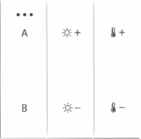 SWITCH PANEL REMOTE CONTROL 2-GROUP BLUETOOTH WH Azzardo AZ5210 biały