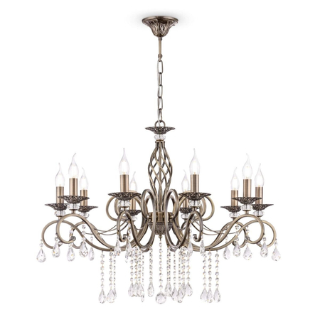 Żyrandol Maytoni RC247-PL-10-R Grace - Mosiądz