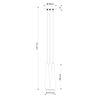 Sollux Lighting Lampa wisząca TALEJA 1 biała [E27] SL.0983