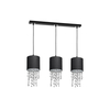 Milagro Lampa wisząca ALMERIA BLACK/CHROME 3xE27 MLP64300 Czerń / Chrom