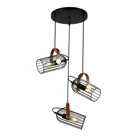 Lampa wisząca Italux PND-2445-3-BK Antoin