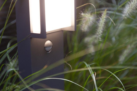 Lampa zewnętrzna Lutec QUBO - CZUJNIK RUCHU 7193004118 czarny