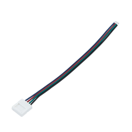 Przyłącze do taśm LED RGB ze złączką i przewodem do zasilania Greenie