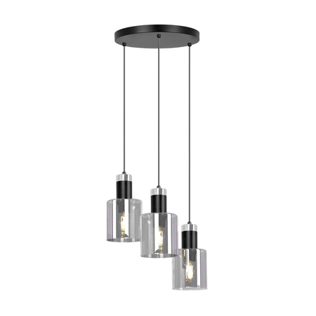 Lampa wisząca Kaja BRUS K-5252 czarny, grafitowy