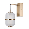 Kinkiet Italux Alani WL-34375-1-HBR Złoty