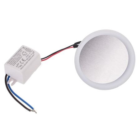 Eko-Light Oprawa schodowa OTI MAX Barwa Zimna 6500K EKS4345 BIAŁY / SREBRNY