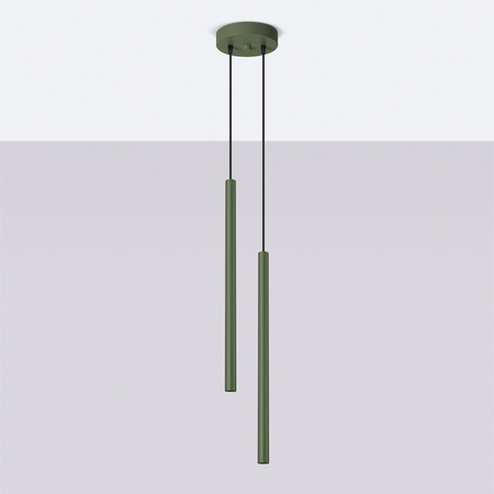 Sollux Lighting Lampa wisząca PASTELO 2 złota SL.1305