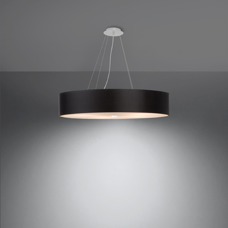 Sollux Lighting Żyrandol SKALA 70 czarny SL.0802
