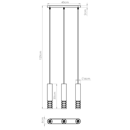 Sollux Lighting Lampa wisząca LAMI 3L biały SL.1688
