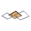 Plafon Italux Noris PLF-82738-38W-WO Czarny piaskowany