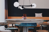 Lampa wisząca ARTON Kaja K-4966 biały/czarny
