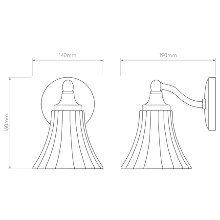Kinkiet Astro Nena 1105001 Polerowany Chrom