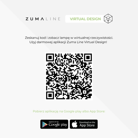 Lampa wisząca Zuma Line P0389-01D-L7AC Gem