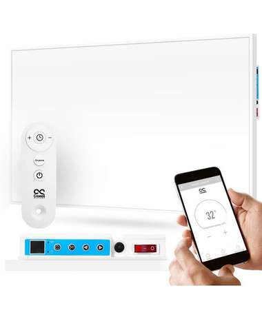 Panel grzewczy Cronos z WiFi i pilotem 600W kolor ramki biały