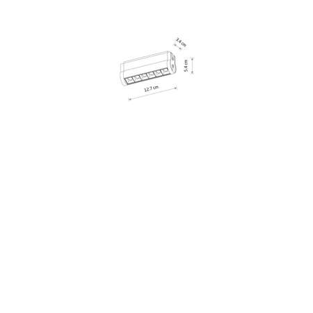 Lampa szynowa Nowodvorski UT-LVM FOCUS SWING LED 11335 Czarny
