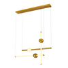 Lampa wisząca Italux Halling PND-16357-CA-3 Miedziany