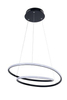 Lampa wisząca Rabalux Meridia 3257 czarny matowy