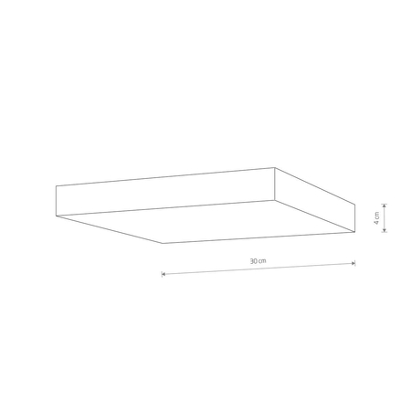 Plafon LID SQUARE LED 50W Nowodvorski 10432 biały