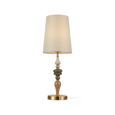 Lampa stołowa Italux Moren TB-84678A-AB Brąz antyczny