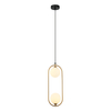 Lampa wisząca Italux Lupus PND-3965-2-BRO Brąz antyczny, biały