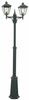 LONDON 482 BLACK E27 LED 2 X 9W DOUBLE