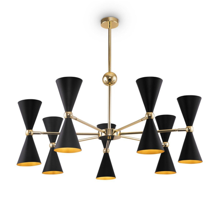 Lampa wisząca Maytoni Vesper MOD108PL-14GB Black with Gold