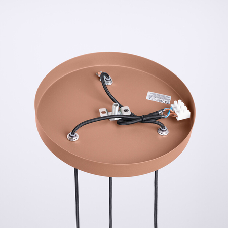 Sollux Lighting Lampa wisząca HALO 3P mocca SL.1735