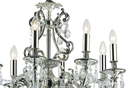 Żyrandol Ideal Lux 044934 Gioconda SP8 Argento