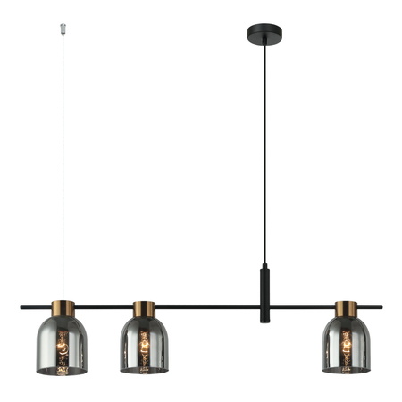 Lampa wisząca Italux Servio PND-66892-3-BK-SG Czarny