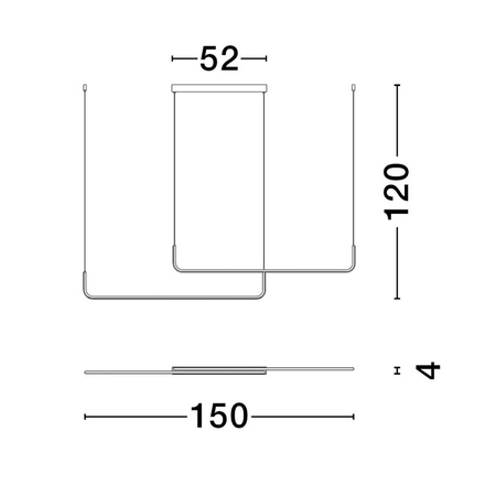 Lampa wisząca Luces Exclusivas LE44358 złoty i odcienie złota