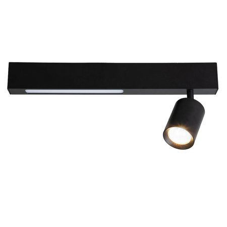 Milagro Lampa Sufitowa Magnet 5W+1xGU10 3000/4000K Czarny ML1130 BIAŁY