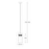 Lampa wisząca Zuma Line P0389-01D-L7AC Gem