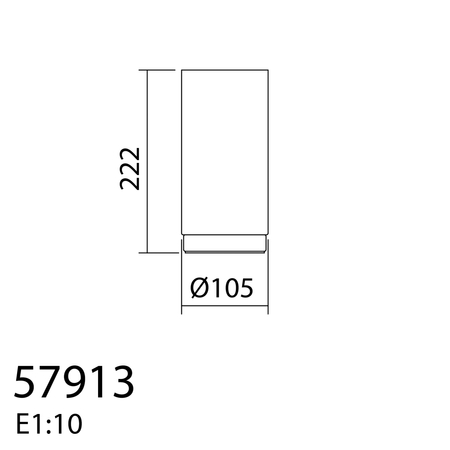 Lampa stołowa MAYA 1xE27 czarna, szkło transparentne