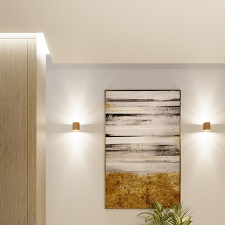 Sollux Lighting Kinkiet ORBIS 1 złoty SL.1181
