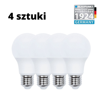 Zestaw 4 sztuk - Blaupunkt Żarówki LED E27 12W NW