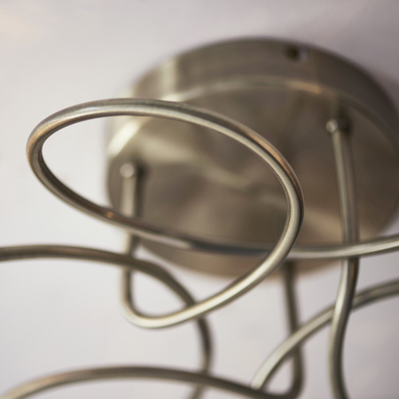 Lampa sufitowa Endon Lighting Delos 97647 mosiądz