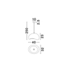Lampa wisząca Luces Exclusivas PALINZA LE45318 biały