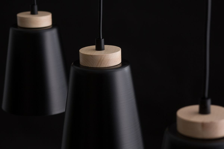 Lampa wisząca BOLERO 1 BLACK Emibig 442/1 czarny