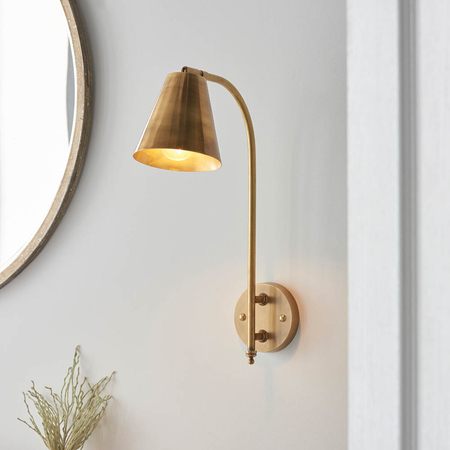 Kinkiet Endon Lighting Radha 93144 mosiądz