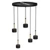 Milagro Lampa wisząca ARENA BLACK/GOLD 5xGX53 MLP7763 CZARNY / ZŁOTY