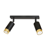 Lampa sufitowa HIRO 2 BL/GOLD Emibig 965/2 czarny/złoty