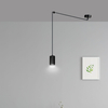 Lampa wisząca TRAKER 1 BL/BLACK Emibig 524/1 czarny