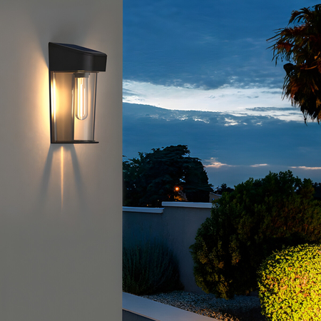 Eko-Light Kinkiet Solarny Eno 3000K EKO0724 CZARNY