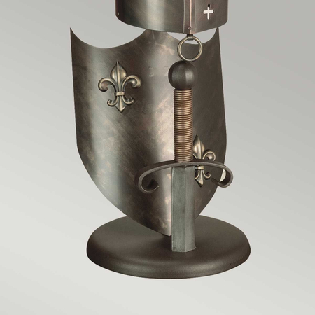Lampa stołowa Elstead Lighting Crusader brąz CRUSADER-T-L