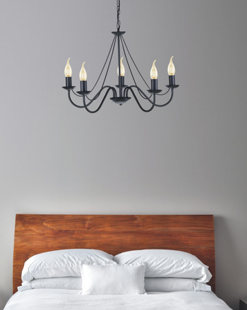 Lampa wisząca BARTEZ Kaja K-3991 czarny
