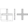 Konektor Cross DIM do opraw liniowych LED Linea Lint LL-CON-X-DIM