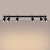 Sollux Lighting Plafon KARBON 6L czarny SL.1585