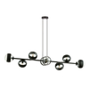 Lampa wisząca ROSSI 8 BL STRIPE Emibig 1229/8 biały/beżowy