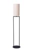 Lampa podłogowa Lucide HERMAN 30762/81/38 czarny/beżowy