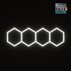 Lampa LED Hexagon Blaupunkt 151W geometryczny panel sufitowy led 4000K CRI90 w kształcie plasta miodu